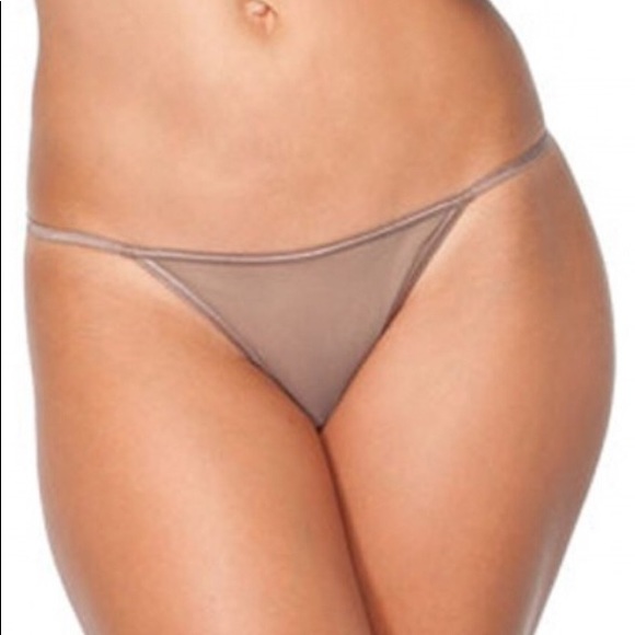 new Cosabella ❁ Original Soiré Mesh Thong ❁ Dusty Mauve ❁ 1 Size Fits All 00-14 - Picture 3 of 11
